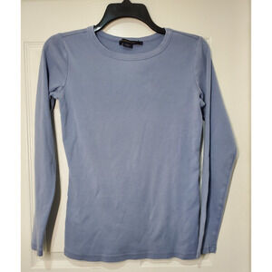Pendleton Long Sleeve T‑Shirt Small Blue 100% Cotton Crewneck Lightweight Tee